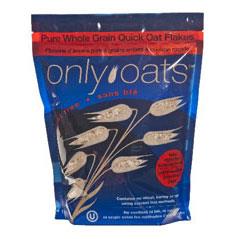 Only Oats Pure Whole Grain Quick Oat Flakes - 1kg - Homegrown Foods, Stony Plain