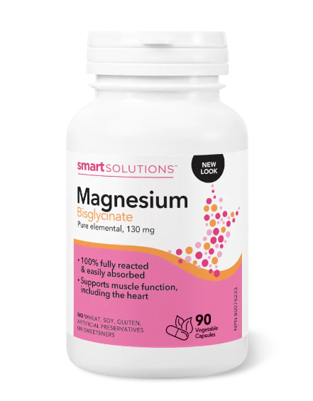 Magnesium Bisglycinate - 200 mg / 90 Vegetarian Capsules