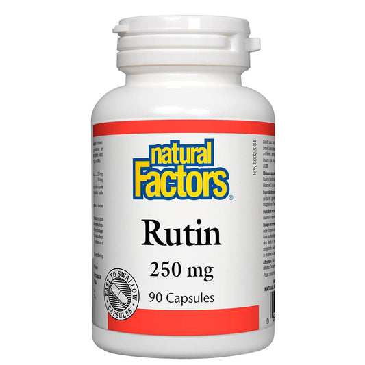 Natural Factors Rutin, 250mg, 90 Capsules
