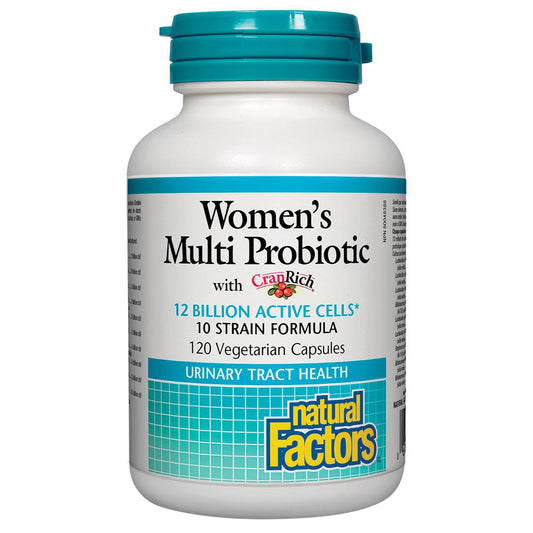 Natural Factors Women's Multi Probiotic, 12 Billion / 120 Caps