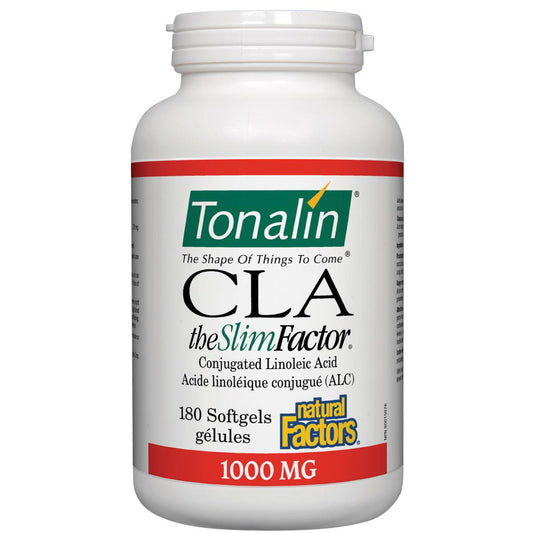 Natural Factors CLA Tonalin, 1000mg, 180 Softgels