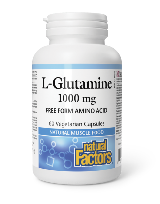 NATURAL FACTORS L-GLUTAMINE 1000MG 60 CAPS