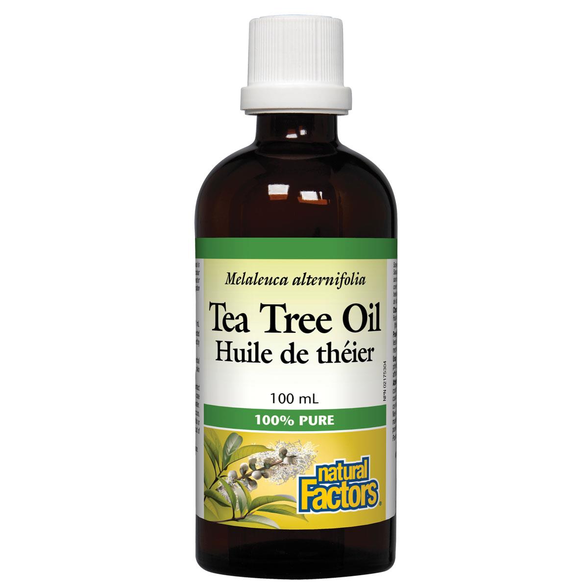 Natural Factors 100% Pure Tea Tree Oil, 100ml