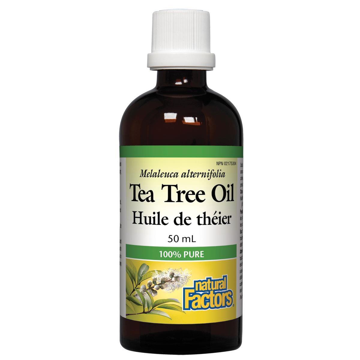 Natural Factors 100% Pure Tea Tree Oil, 50ml
