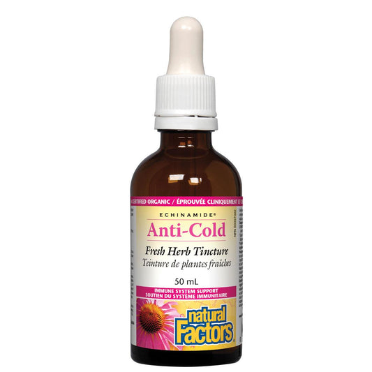 Natural Factors Anti-Cold Fresh Herb Tincture, Organic- 50ml