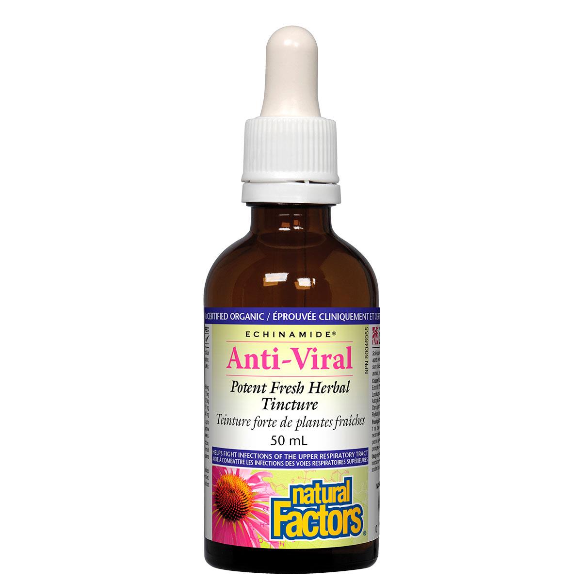 Natural Factors Anti-Viral Echinamide Fresh Herbal Tincture, 50ml