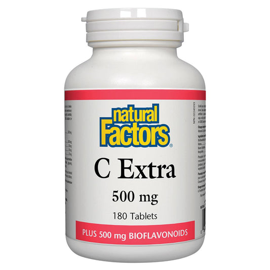 C Extra 500mg with 250mg Bioflavonoids - 180 Caps