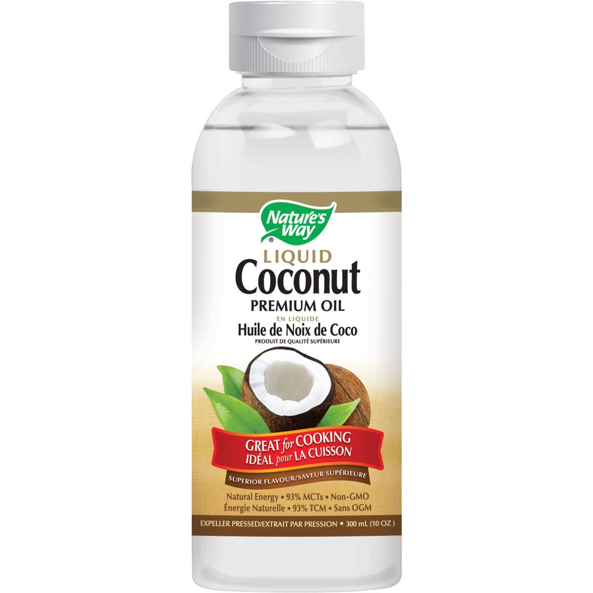 Nature's Way Coconut Oil Premium Liquid, 300ml - Homegrown Foods, Stony Plain