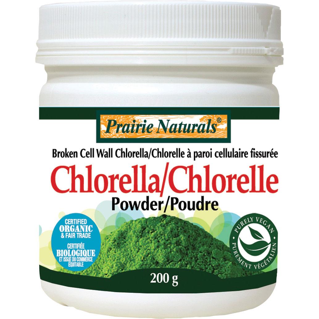 Prairie Naturals Chlorella Broken Cell Wall, Powder - 200g - Homegrown Foods, Stony Plain