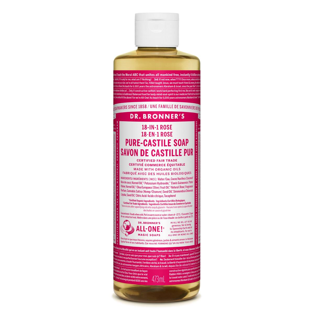 Castile Soap Rose - 472ml