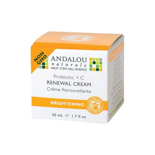 Andalou Naturals Probiotic + C Renewal Cream - Homegrown Foods, Stony Plain