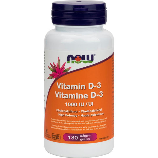 Vitamin D - 1000IU / 180 softgels