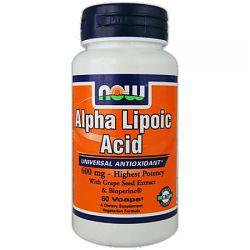 Now Alpha Lipoic Acid, 600mg - 60 VCaps - Homegrown Foods, Stony Plain
