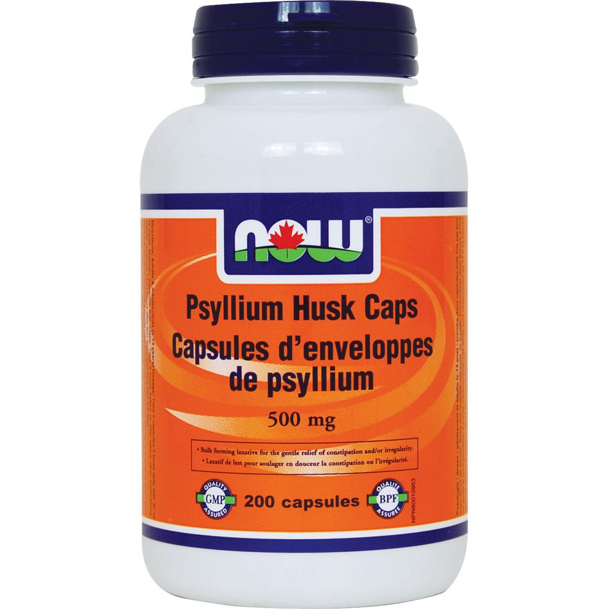 Psyllium Husks - 500mg  / 200 caps